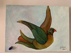 Flying Bird - Oil Painting