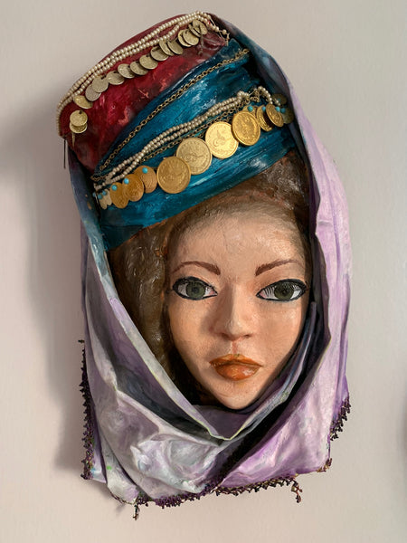 Village Girl - Handmade Sculpture